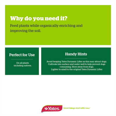 Yates Dynamic Lifter 2.5kg Reduced Odour Soil Improver Pellets