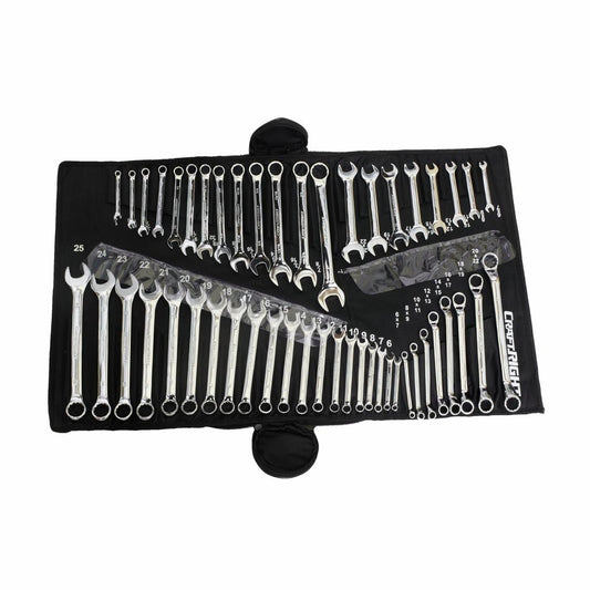 Craftright 49 Piece Spanner Set - Steel - Heavy Duty - Organized Tools