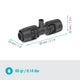 Gardena 13mm Micro Irrigation T Joint for Spray Nozzles 5 Pack - Black - Durable Connection