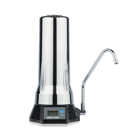 Stefani Digital Water Filter - Chrome - 10 Micron Carbon - Pure Water - Auzzistore