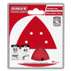 Diablo Detail Sander Sheets - 93mm x 93mm - 40 Grit - 10 Pack - Red