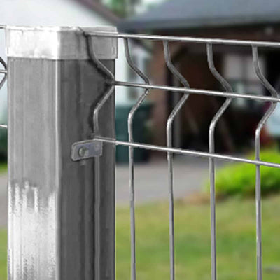 Jack Galvanised Mesh Panel Fixing Clip - 8 Pack - Steel - Durable