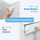Perma Child Safety Corner Drawer Locks - 2 Pack - Plastic - Easy Install