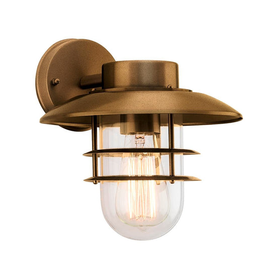 Verve Design Nautical Wall Light - Antique Bronze - 230mm - Weather Resistant