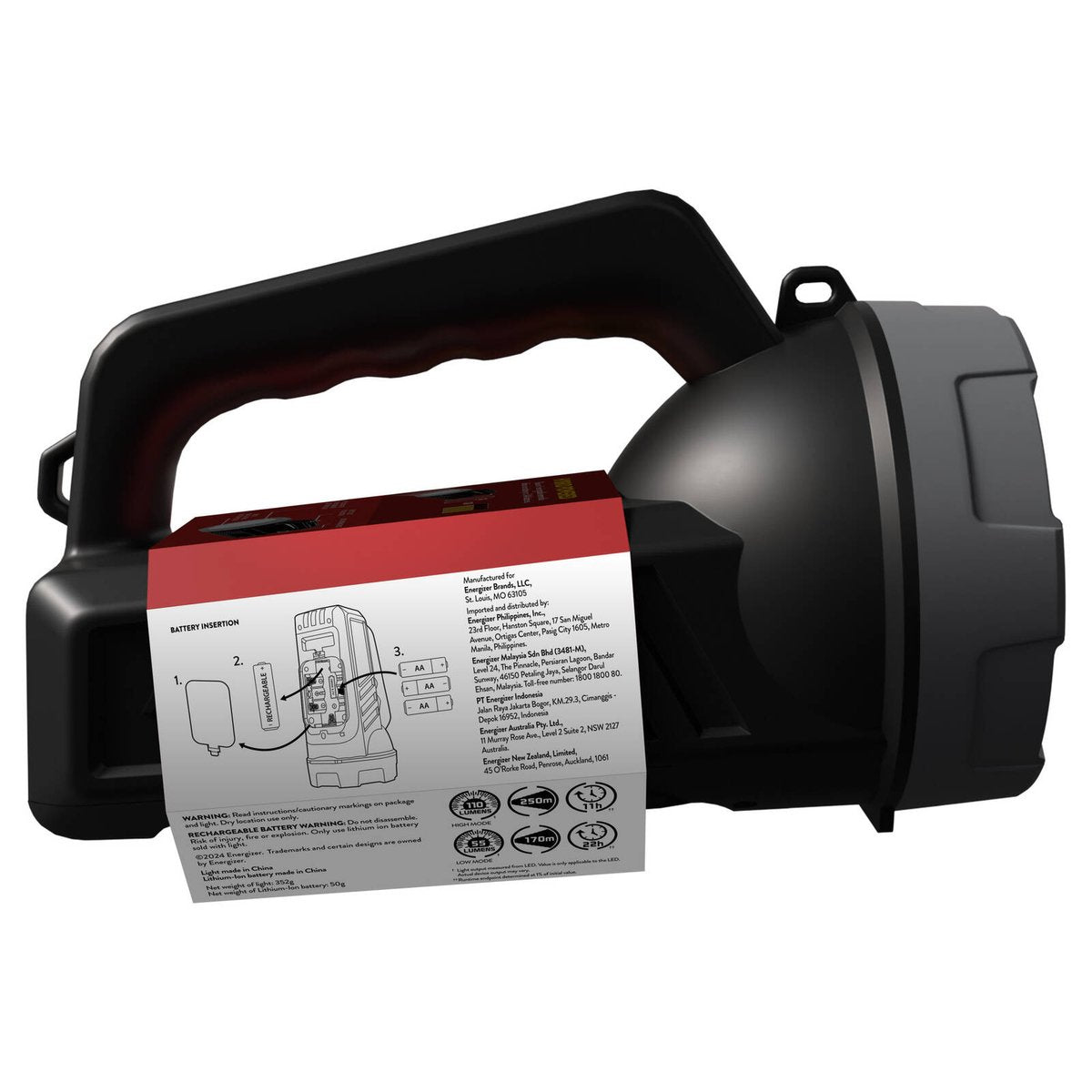 Eveready Hybrid Lantern 110 Lumen - Rechargeable Handheld - Compact Design