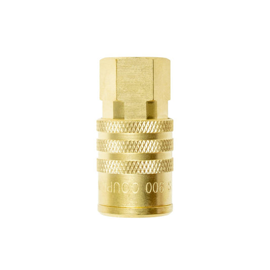Jflex 1/4 Bsp Female Coupling - Brass - High Airflow - Durable - 600212 - Auzzistore