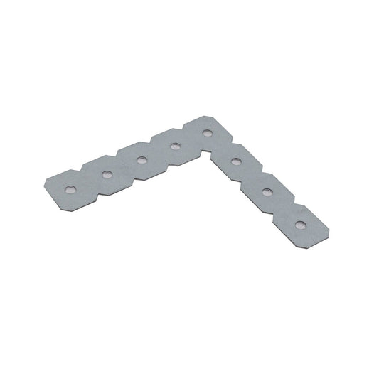 Carinya L-Shape Make A Bracket 100x100x25mm Galvanised Steel Customisable - Auzzistore
