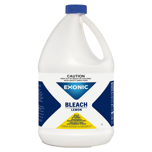 Exonic 2L Bleach - Household Disinfectant - Lemon Fragrance - 2L