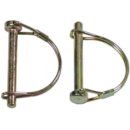 Goliath 8mm Locking Pin - Steel - Pack of 2 - Zinc Plated - Durable - Auzzistore