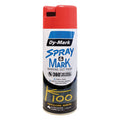 Dy-Mark Fluoro Red Spray Paint 350g Toluene-Free High Opacity