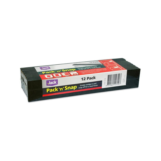 Jack Pack N Snap Packing Wedges 12 Pack High Density Plastic Grip - Auzzistore