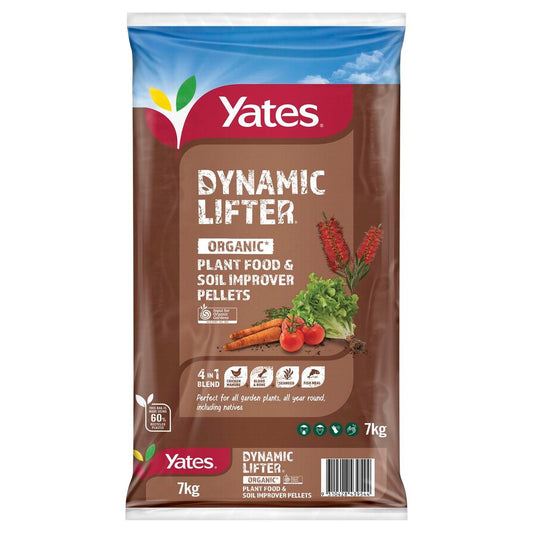 Yates Dynamic Lifter - 7kg - Organic Pellets - All Plants - Auzzistore