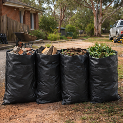 Grunt Rubble Bags - 44L - Polythene - Super Tough - 6 Pack