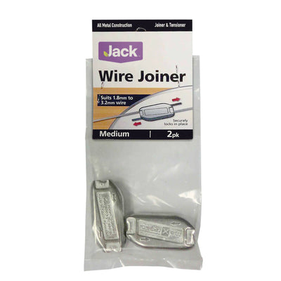 Jack Wire Joiners Medium 2 Pack - Steel - 2.4-3mm - Quick Repair