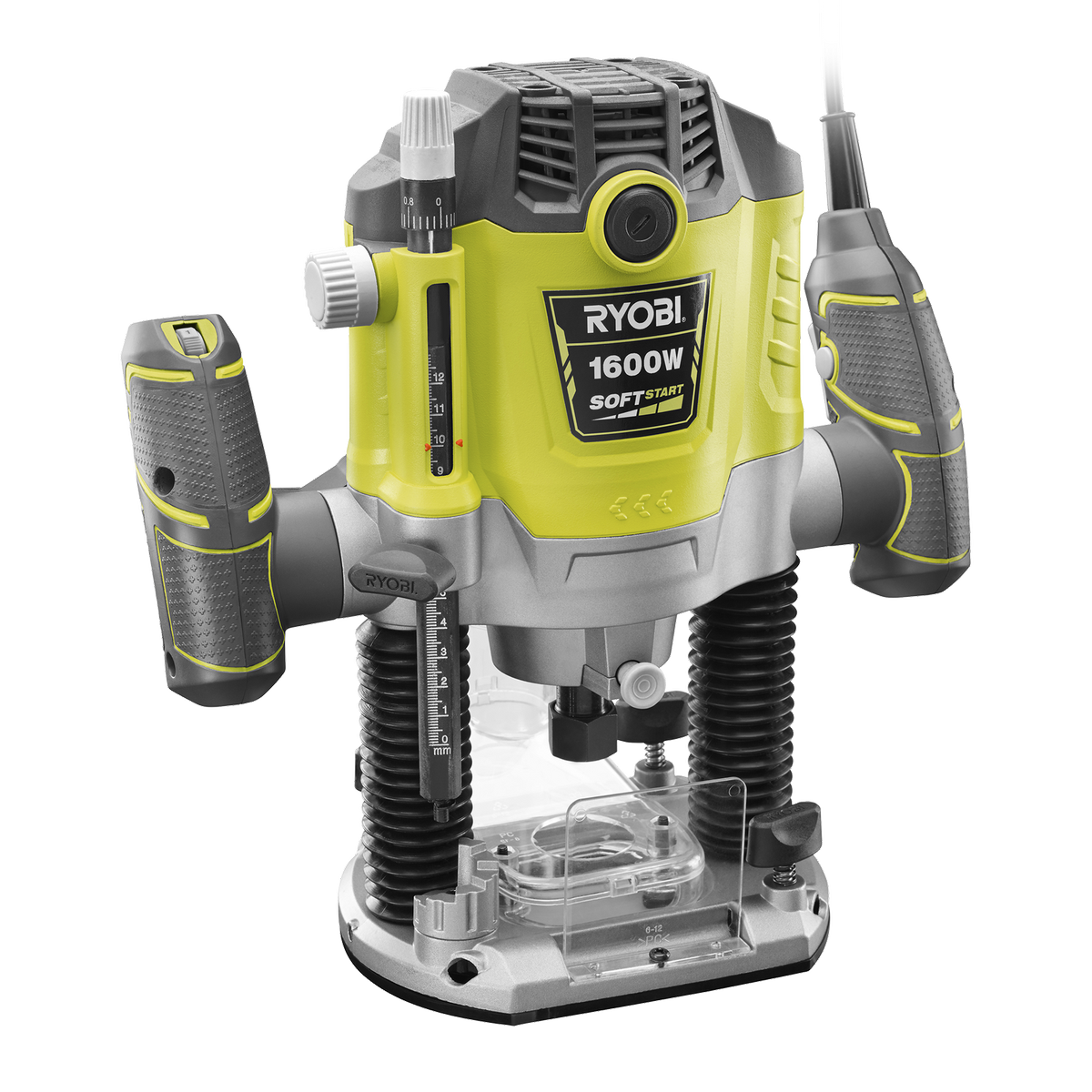 Ryobi Plunge Router 1600W 6.35–12.7mm Collet Woodworking – Auzzi Store
