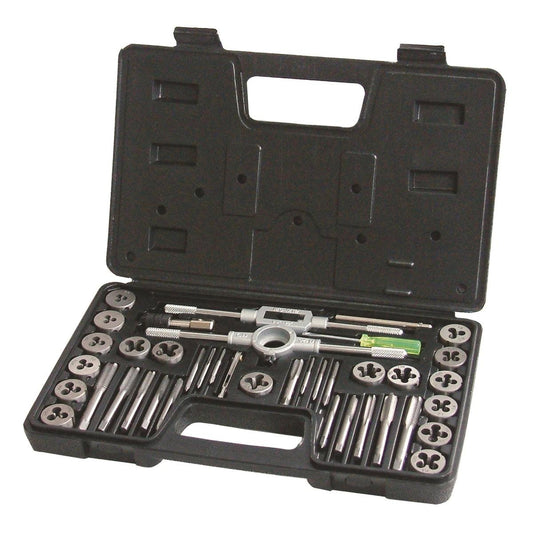 Frost Metric Tap and Die Set - M2 to M12 - Steel - 40 Piece - Auzzistore
