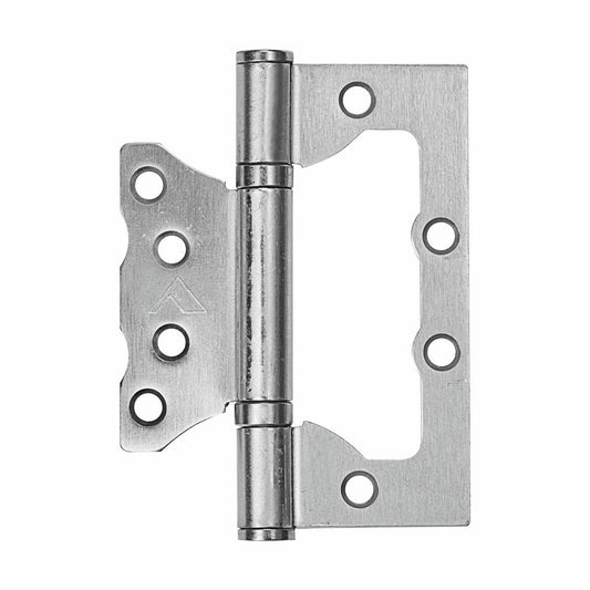 Pinnacle Fixed Pin Hinge - 100mm - Satin Chrome - Pack of 2
