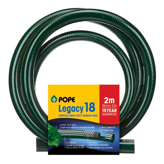 Pope Garden Hose - 18mm x 2m - PVC - Heavy Duty - Auzzistore