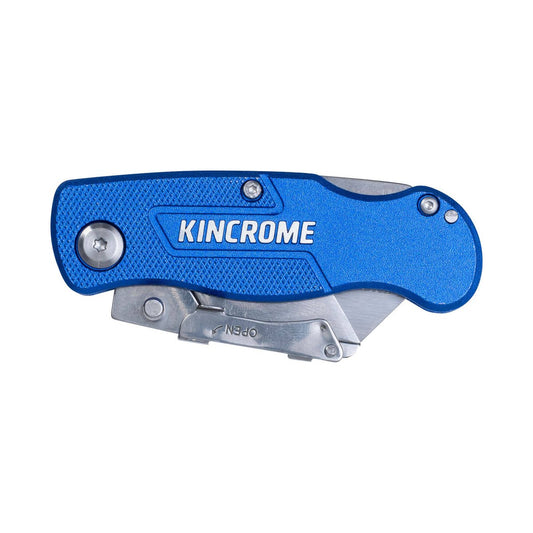 Kincrome Folding Utility Knife - 150mm - Aluminium - Heavy Duty – view 2 - Auzzistore