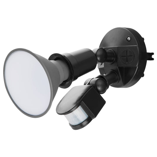 Arlec 15W LED Security Sensor Floodlight - 1600 Lumens - Black - IP44 - Auzzistore