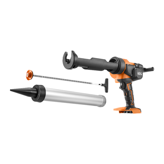AEG 18V Caulking Gun - 300ml/600ml - 3,800Nm Push Force - Anti-Drip Technology - Auzzistore
