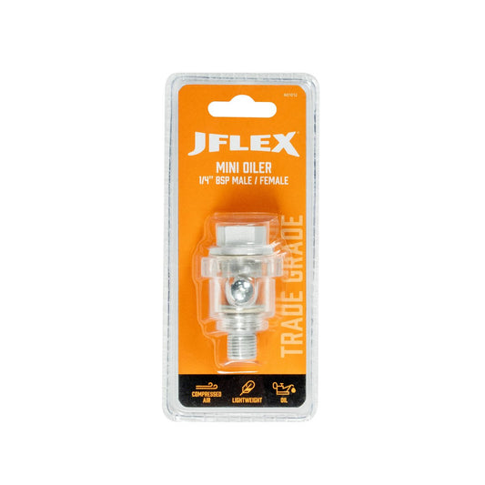 Jflex Mini Oiler - Inline Oiler - 50ml - Durable Polycarbonate & Aluminium - Extends Air Tool Life – view 2 - Auzzistore