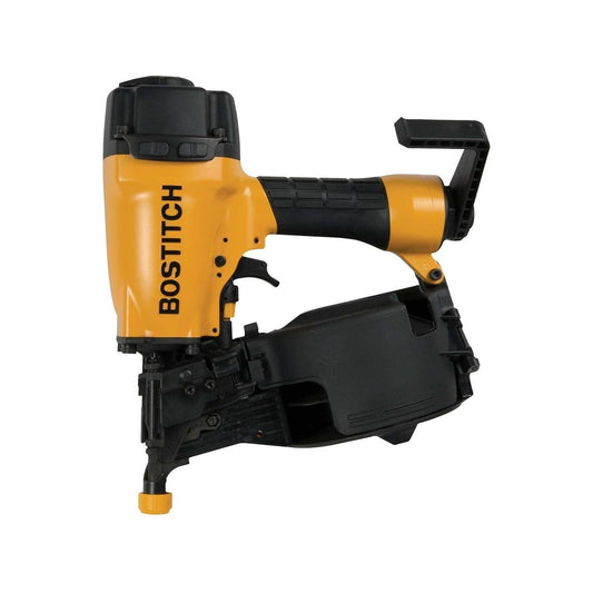 Bostitch Coil Nailer - 32 64mm 15 - Lightweight Aluminium - Adjustable Depth Guide - Orange - Auzzistore