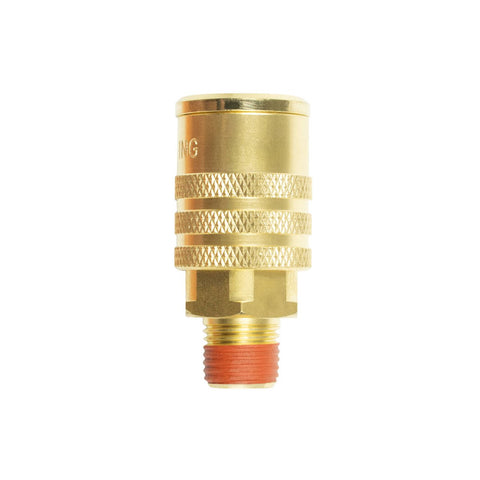 Jflex 1/4 Bsp Male Coupling - Brass - Manual Sleeve Design - 600189 - Auzzistore