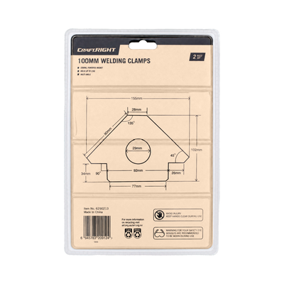 Craftright Magnetic Welding Clamp - 22kg - Carbon Steel - Multi-Angle