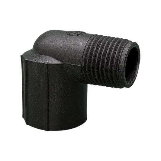 Gd Watermark 15mm Poly Irrigation Male to Female 90 Elbow - Durable - Flexible - UV Stabilised - Auzzistore