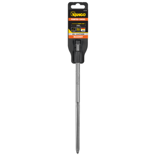 Kango 250mm SDS Plus Self-Sharpening Pointed Chisel - Heavy-Duty Demolition - Auzzistore