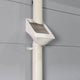 Rain Harvesting 90mm Leaf Beater Rain Head - White - RHLB20