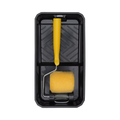 Uni Pro Paint Roller Kit - 75mm Polyester - 10mm Nap - Smooth Finish