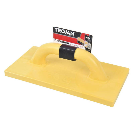 Trojan 280mm Lightweight Plasterers Float - Durable Polyurethane - Smooth Finish - Auzzistore