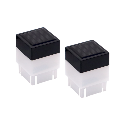 ProtectorAl Solar Fence Lights - 50mm x 50mm - Plastic - Easy Install