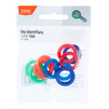 Taskmaster Key Identifiers - 22mm - Plastic - Assorted Colours - 10 Pack