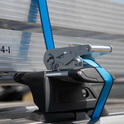 Grunt T Slot Roof Ratchet Tie Down - 25mm x 2m - 350kg Capacity - Universal Fit