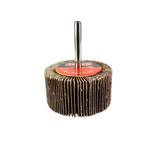 Josco 60mm Abrasive Flap Wheel 120 Grit Cloth Durable Efficient - Auzzistore