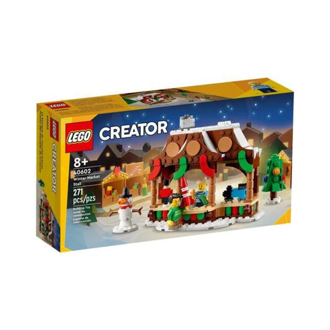 LEGO Christmas 40602 Winter Market Stall Set XMAS Tree Nutcracker Snowman - Auzzistore