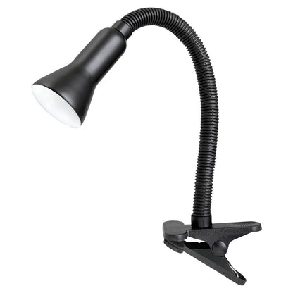 Brilliant Lighting Vito Clamp Lamp - Black - Metal - Flexible Neck - Modern