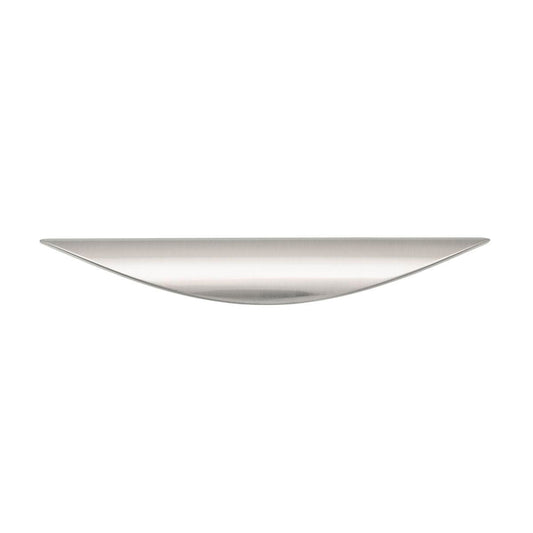 Prestige Brushed Nickel Shell Pull Handle - 96mm Zinc Alloy Easy Install
