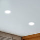 Arlec 9W Dimmable Tri-Colour Recessed Lens LED Downlight 92mm - White