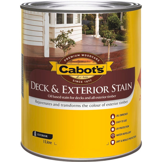 Cabot S Merbau Oil Based Deck Stain 1L Durable Waterproof Finish - Auzzistore