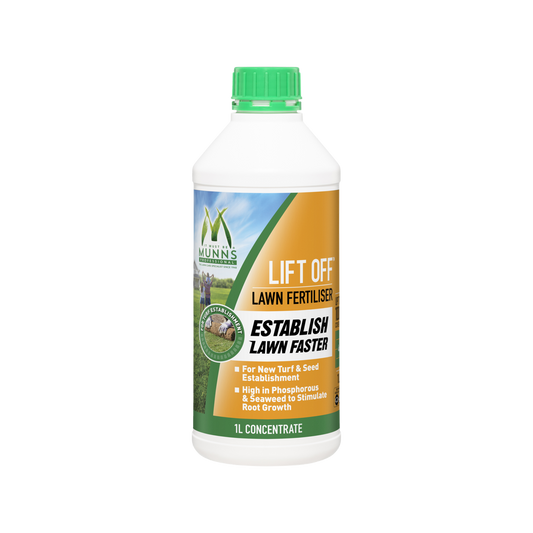 Munns Professional Lawn Fertiliser - 1L - Liquid - All Year Use - Auzzistore