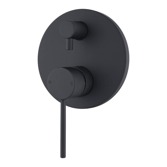 Mondella Resonance Diverter Shower Mixer 35mm Matte Black - Precise Flow