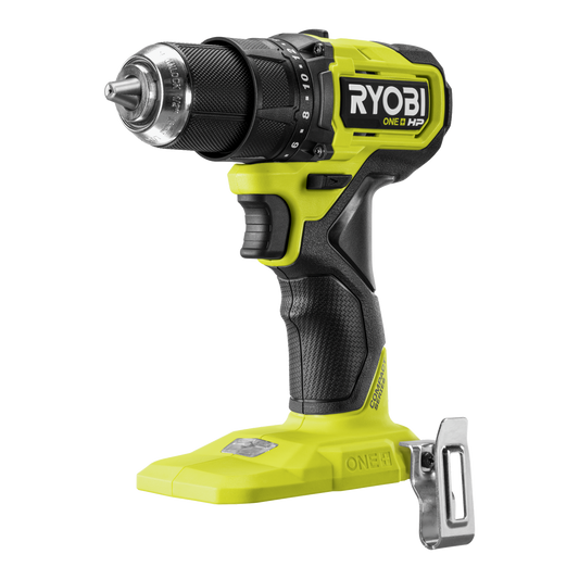 Ryobi 18V ONE+ HP Brushless Compact Drill Driver Tool Only - 60Nm Torque - 2-Speed Gearbox - LED Work Light - Auzzistore