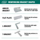 Carinya Mending Plate - 190 x 40 x 4mm - Hot Dipped Galvanised - Reinforced Strength