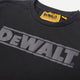 DEWALT Oxide Black Crew Neck Shirt M - Durable Cotton Blend - UPF 50+