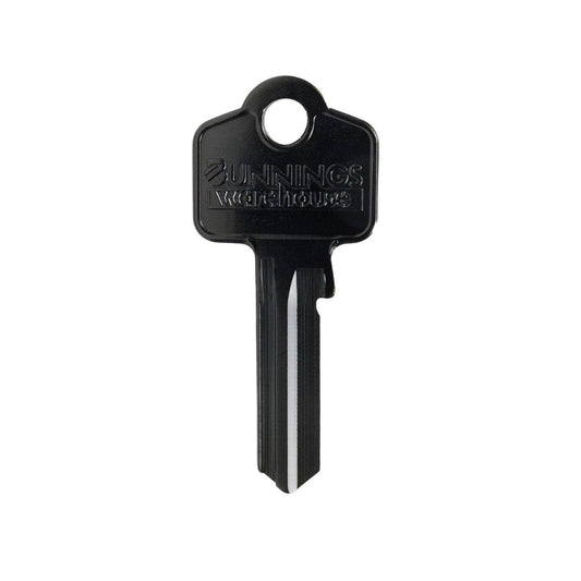 Ehi wo2 Black Blank Key - 53mm x 25mm - Reliable Key Blank for Locking Systems - Auzzistore