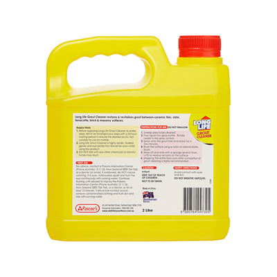 Long Life Grout Cleaner - 2L HDPE Bottle - Deep Clean - Whiter Grout
